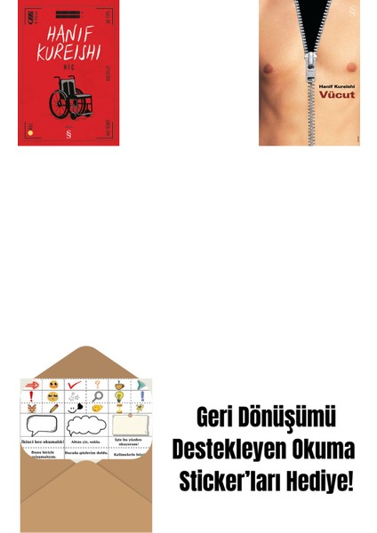Hiç + Vücut + Okuma Sticker'ları