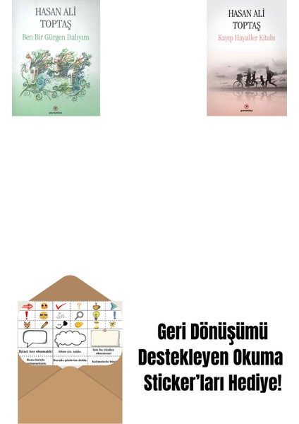 Ben Bir Gürgen Dalıyım + Kayıp Hayaller Kitabı + Okuma Sticker'ları