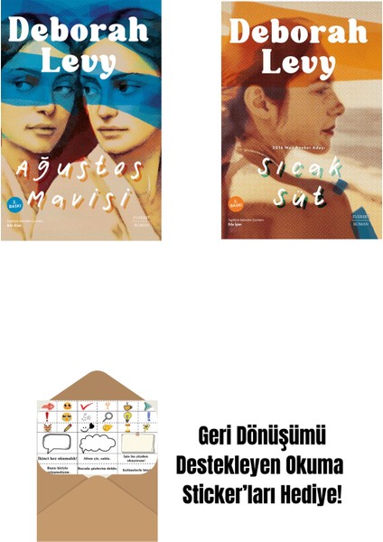 Ağustos Mavisi + Her Şeyi Gören Adam + Okuma Sticker'ları