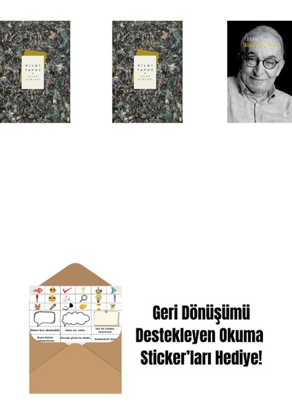 Talan Şiirleri (Ciltli) + Talan Şiirleri + Büyü’sün Yaz! (Ciltli) + Okuma Sticker'ları