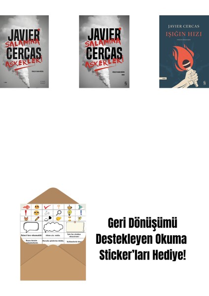 Salamina Askerleri + Salamina Askerleri (Ciltli) + Işığın Hızı + Okuma Sticker'ları