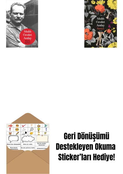 Melih Cevdet Anday - Bütün Şiirleri (Ciltli) + Raziye (Ciltli) + Okuma Sticker'ları