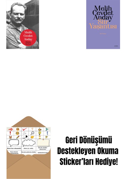 Melih Cevdet Anday - Bütün Şiirleri + Şiir Yaşantısı - Şiir Yazıları + Okuma Sticker'ları