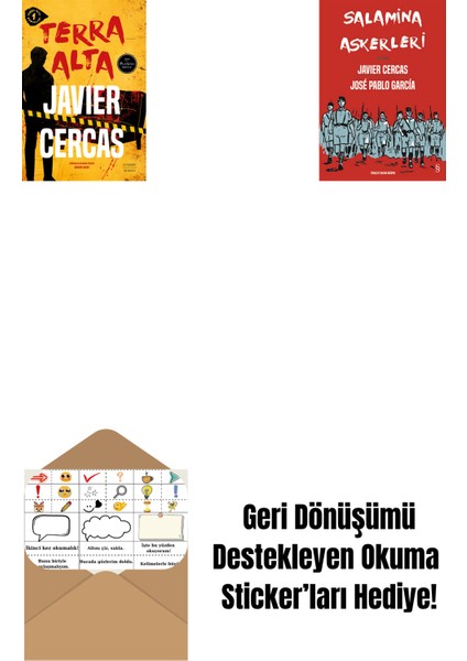 Terra Alta + Salamina Askerleri (Çizgi Roman) + Okuma Sticker'ları