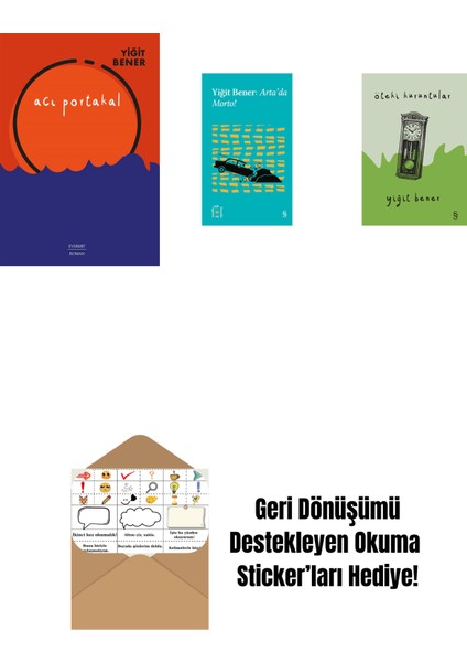 Acı Portakal + Everest Açıkhava 32 - Arta’da Morto! + Öteki Kuruntular + Okuma Sticker'ları