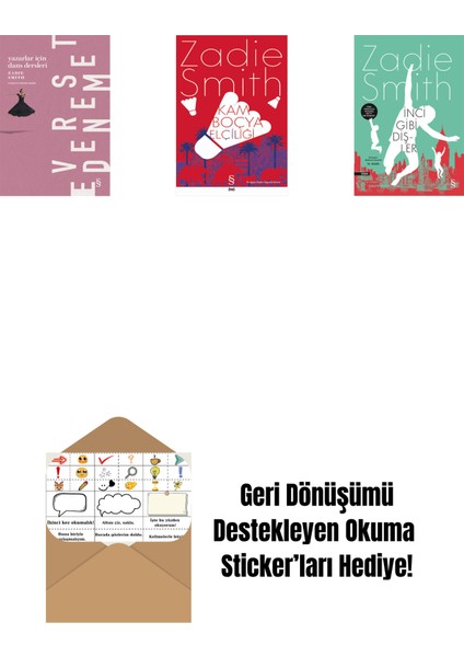 Yazarlar Için Dans Dersleri + Kamboçya Elçiliği + Inci Gibi Dişler + Okuma Sticker'ları