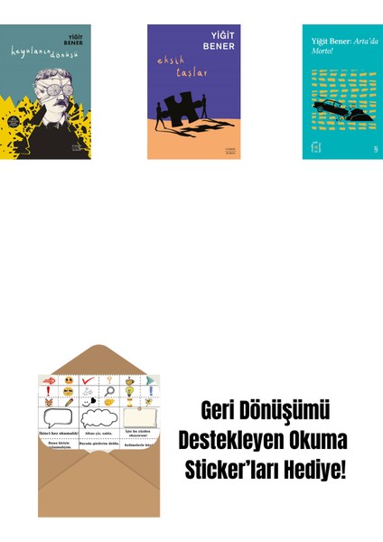 Heyulanın Dönüşü + Eksik Taşlar + Everest Açıkhava 32 - Arta’da Morto! + Okuma Sticker'ları