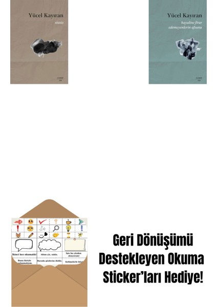 Stasis + Hayaline Firar Edemeyenlerin Afsunu + Okuma Sticker'ları