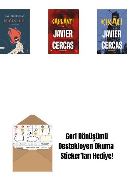 Işığın Hızı + Saplantı + Kiracı + Okuma Sticker'ları