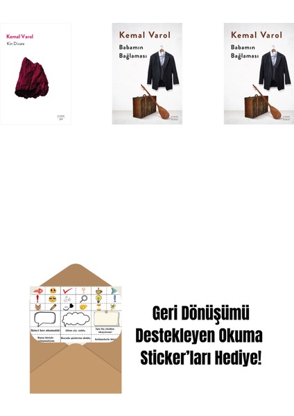 Kin Divanı + Babamın Bağlaması (Ciltli) + Babamın Bağlaması + Okuma Sticker'ları