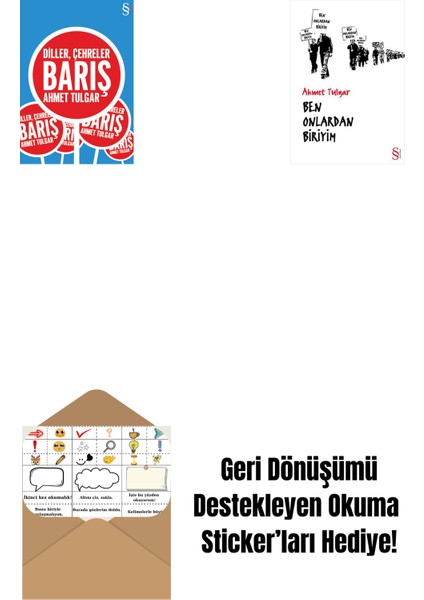 Diller, Çehreler Barış + Ben Onlardan Biriyim + Okuma Sticker'ları