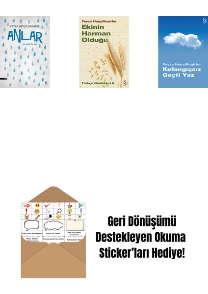 Anlar + Ekinin Harman Olduğu + Kırlangıçsız Geçti Yaz + Okuma Sticker'ları