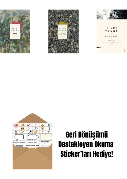 Rüya Şiirleri (Ciltli) + Talan Şiirleri (Ciltli) + Üç Anlatı + Okuma Sticker'ları