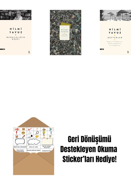Budalalığın Keşfi + Talan Şiirleri (Ciltli) + Defterler + Okuma Sticker'ları