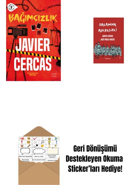Bağımsızlık + Salamina Askerleri (Çizgi Roman - Ciltli) + Okuma Sticker'ları