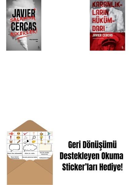 Salamina Askerleri (Ciltli) + Karanlıkların Hükümdarı + Okuma Sticker'ları