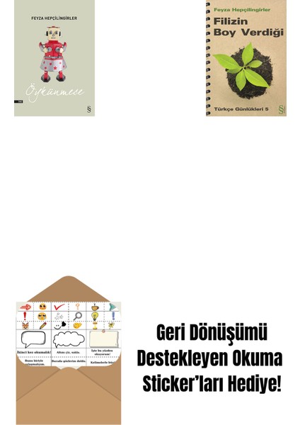 Öykünmece + Filizin Boy Verdiği + Okuma Sticker'ları