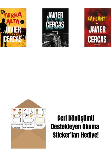 Terra Alta + Bir Anın Anatomisi + Saplantı + Okuma Sticker'ları