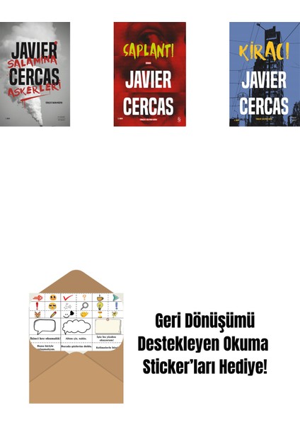 Salamina Askerleri + Saplantı + Kiracı + Okuma Sticker'ları