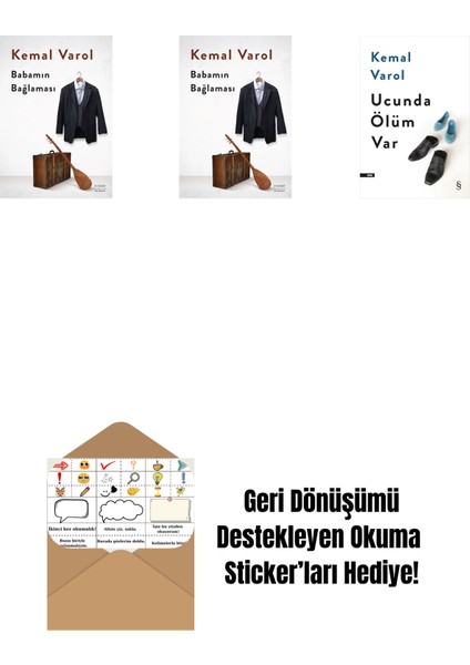 Babamın Bağlaması (Ciltli) + Babamın Bağlaması + Ucunda Ölüm Var + Okuma Sticker'ları