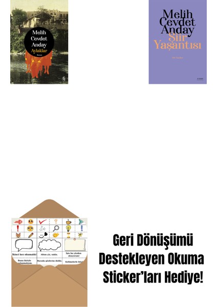 Aylaklar (Ciltli) + Şiir Yaşantısı - Şiir Yazıları + Okuma Sticker'ları