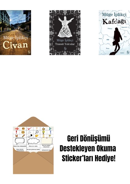 Civan + Transit Yolcular + Kafdağı + Okuma Sticker'ları