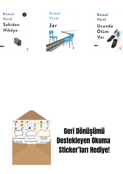 Sahiden Hikâye + Jar + Ucunda Ölüm Var + Okuma Sticker'ları