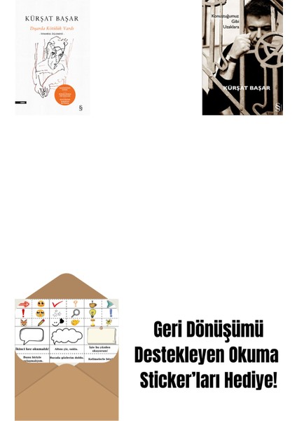 Dışarda Kötülük Vardı (Ciltli) + Konuştuğumuz Gibi Uzaklara + Okuma Sticker'ları