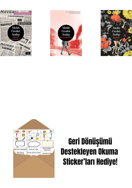 Müstear Zamanlar - 1 + Barem Kanunu + Raziye (Ciltli) + Okuma Sticker'ları