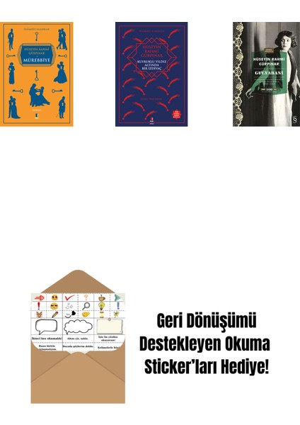 Mürebbiye + Kuyruklu Yıldız Altında Bir Izdivaç + Gulyabani (Cep Boy) + Okuma Sticker'ları