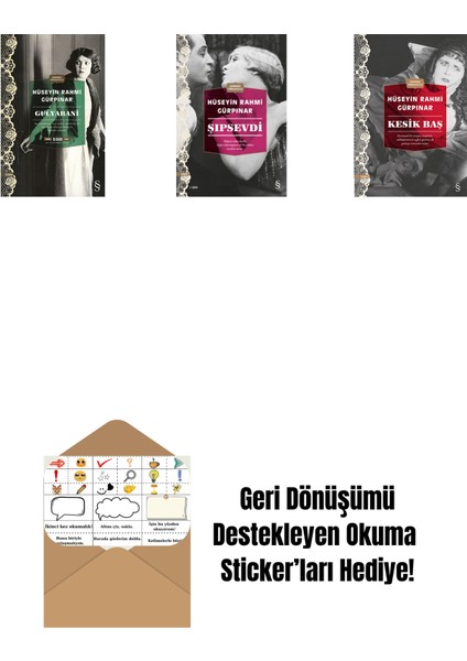 Gulyabani (Cep Boy) + Şıpsevdi (Günümüz Türkçesiyle) + Kesik Baş (Günümüz Türkçesiyle) + Okuma Sticker'ları