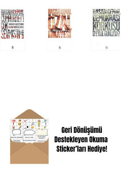 Cumhuriyet'i Çok Sevmiştim ! + Özal Hikâyesi + Demokrasi Korkusu + Okuma Sticker'ları