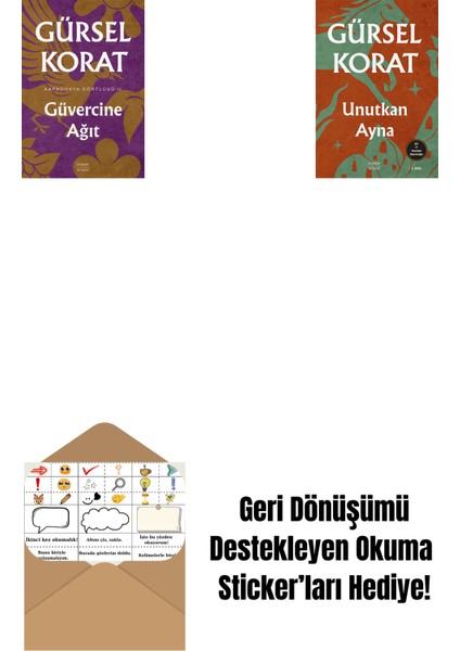 Güvercine Ağıt + Unutkan Ayna + Okuma Sticker'ları
