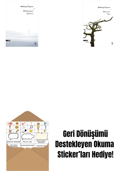 Bekleyişin Şarkısı + Mevsim Yas + Okuma Sticker'ları