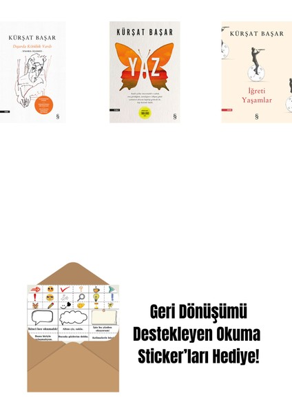Dışarda Kötülük Vardı (Ciltli) + Yaz + Iğreti Yaşamlar + Okuma Sticker'ları