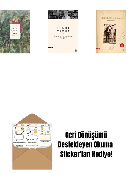 Rüya Şiirleri (Ciltli) + Budalalığın Keşfi + Behçet Hoca + Okuma Sticker'ları