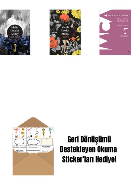 Gizli Emir (Ciltli) + Raziye (Ciltli) + Suçumuz Edebiyat + Okuma Sticker'ları