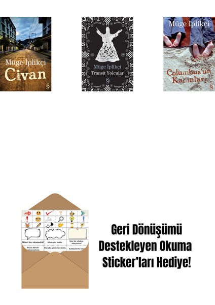 Civan + Transit Yolcular + Columbus'un Kadınları + Okuma Sticker'ları