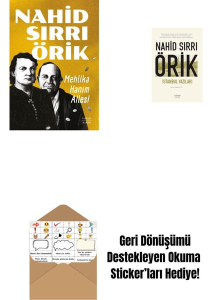 Mehlika Hanım Ailesi + Istanbul Yazıları + Okuma Sticker'ları