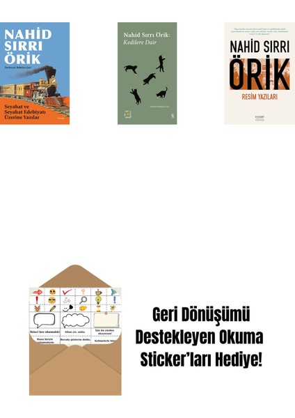 Seyahat ve Seyahat Edebiyatı Üzerine Yazılar + Everest Açıkhava 29 - Kedilere Dair + Resim Yazıları + Okuma Sticker'ları