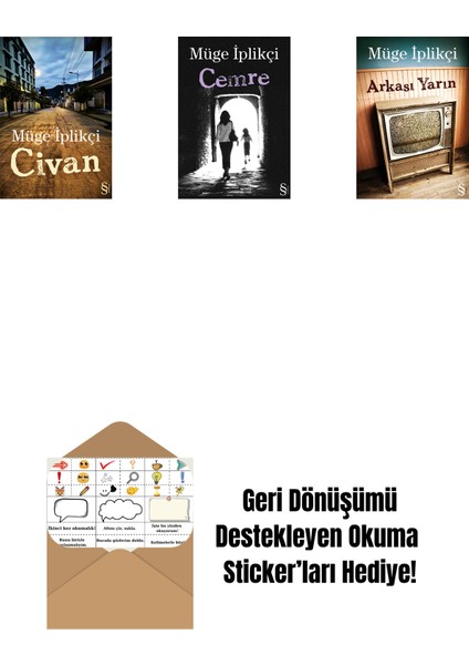 Civan + Cemre + Arkası Yarın + Okuma Sticker'ları