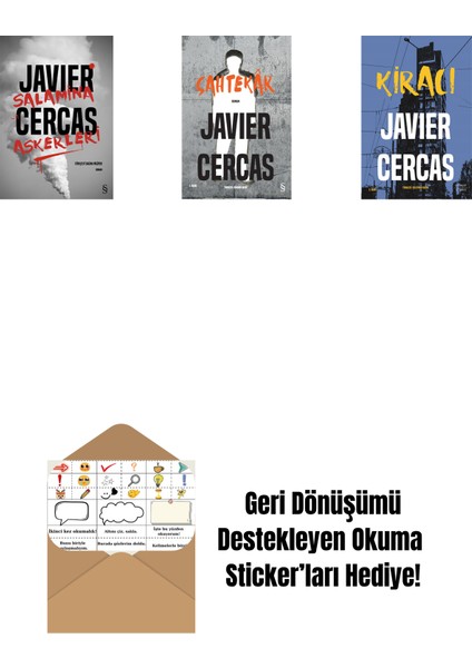 Salamina Askerleri (Ciltli) + Sahtekâr + Kiracı + Okuma Sticker'ları
