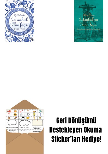 Istanbul Mutfağı + Istanbul'un Tadı Tuzu + Okuma Sticker'ları
