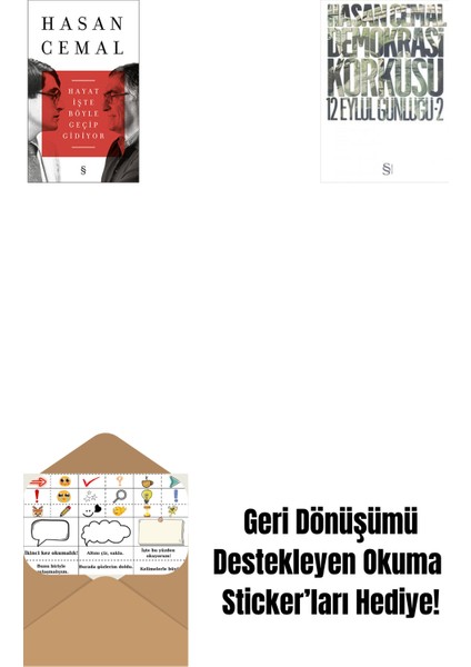 Hayat Işte Böyle Geçip Gidiyor + Demokrasi Korkusu + Okuma Sticker'ları