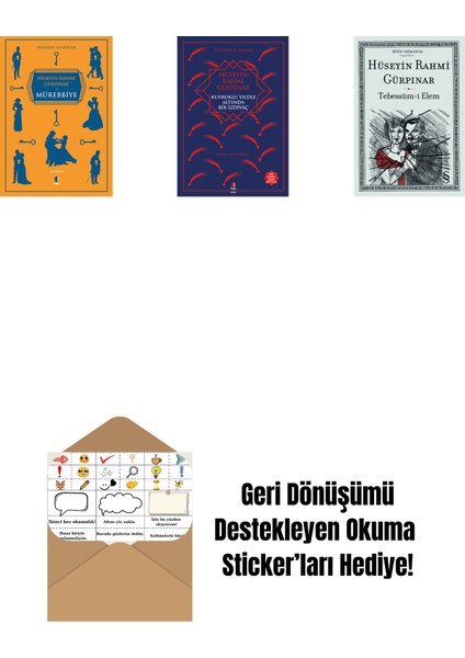 Mürebbiye + Kuyruklu Yıldız Altında Bir Izdivaç + Tebessüm-I Elem + Okuma Sticker'ları