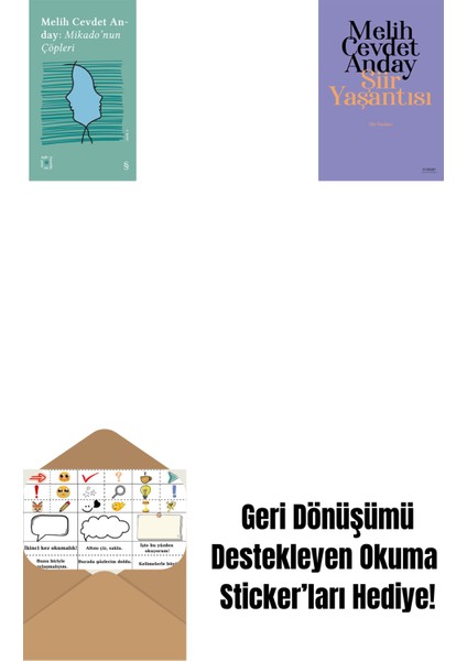 Everest Açıkhava 3 - Mikado’nun Çöpleri + Şiir Yaşantısı - Şiir Yazıları + Okuma Sticker'ları