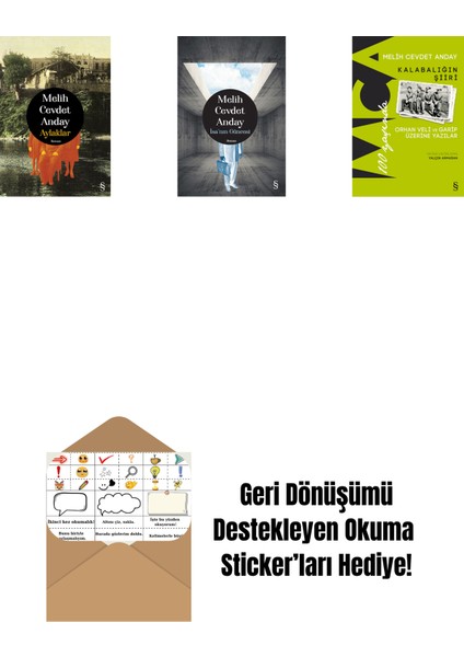 Aylaklar (Ciltli) + Isa’nın Güncesi (Ciltli) + Kalabalığın Şiiri + Okuma Sticker'ları