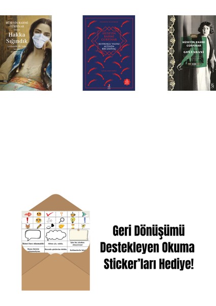 Hakka Sığındık + Kuyruklu Yıldız Altında Bir Izdivaç + Gulyabani (Cep Boy) + Okuma Sticker'ları