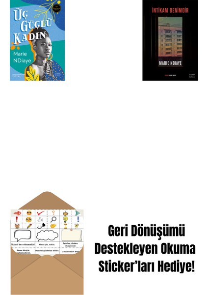 Üç Güçlü Kadın + Intikam Benimdir + Okuma Sticker'ları
