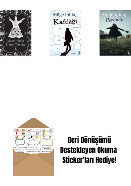 Transit Yolcular + Kafdağı + Perende + Okuma Sticker'ları